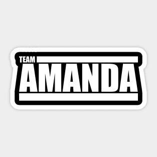 MTV Challenge - Team Amanda Sticker